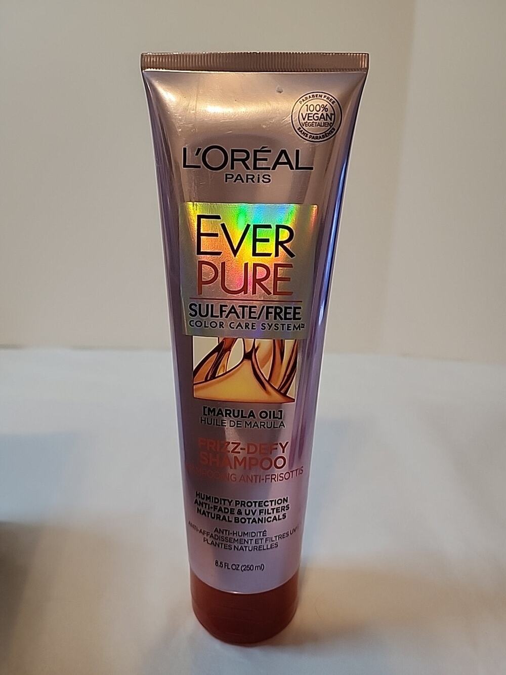 L'Oreal Paris EverPure Sulfate Free Frizz Defy Shampoo, 8.5 Fl. Oz.